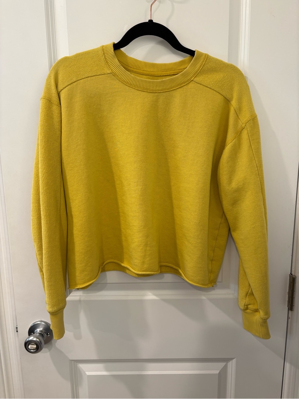 Bright Yellow Crewneck Sweatshirt